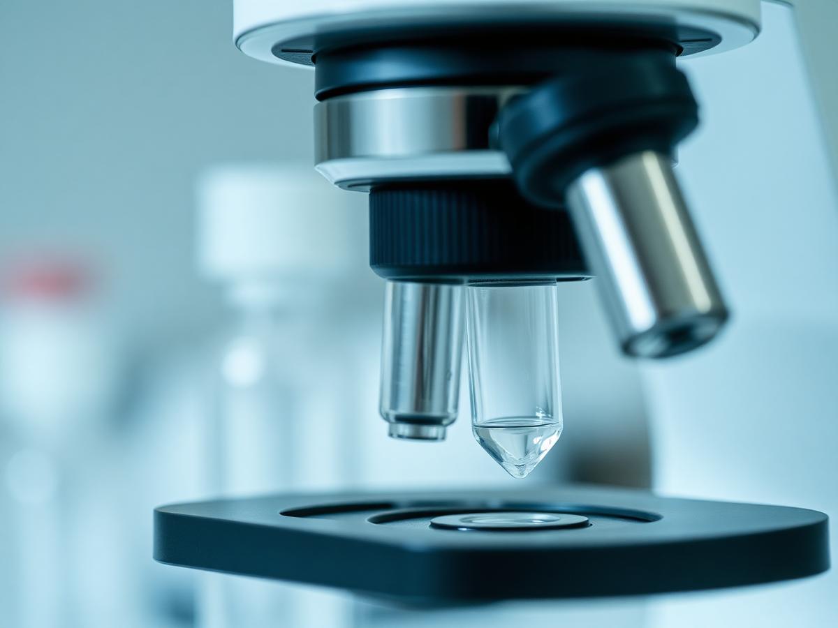 Close detail of a precision laboratory instrument in a research environment